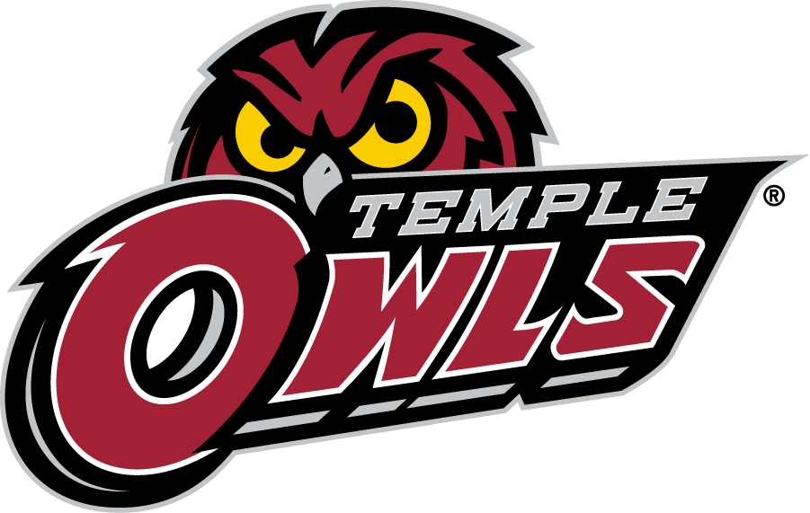 Temple Owls 2017-2020 Primary Logo iron on transfers for clothing